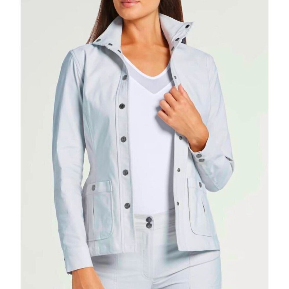 Anatomie Jane Saira Lightweight Slim Fit Jacket Size M Quiet Luxury - Picture 1 of 16